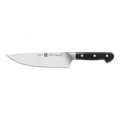 Cuchillo Chef de hoja forjada de 23 cm. Zwilling Pro