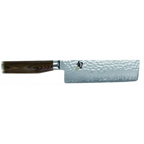 Cuchillo Nakiri tradicional japonés Shun Premier de 14 cm.
