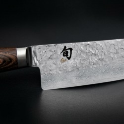 Cuchillo Nakiri tradicional japonés Shun Premier de 14 cm.