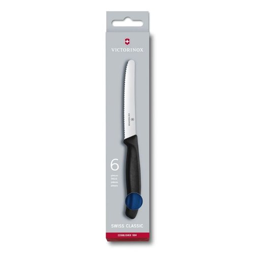 Comprar 6 cuchillos de sierra y punta roma Victorinox Swiss Classic