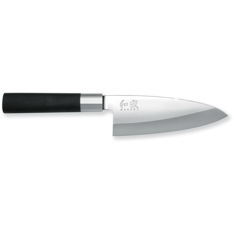 Cuchillo Deba pesado 15 cm. Kai Wasabi Black