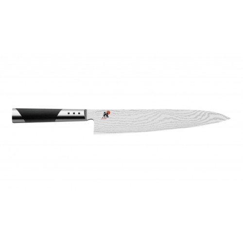 Cuchillo japonés chef de 24 cm. diseño damasquino de 65 capas serie Miyabi 7000D