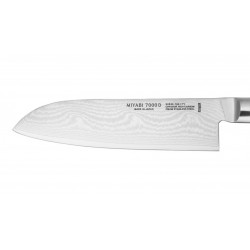 Cuchillo Santoku de 18 cm. diseño damasquino de 65 capas serie Miyabi 7000D