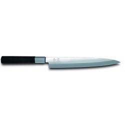 Cuchillo  Yanagiba de 24 cm. para sushi S. Wasabi Black de Kai