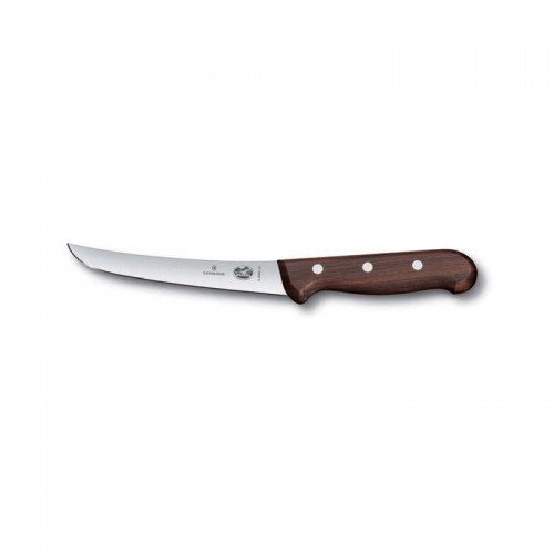Cuchillo para verdura de 8 cm. de punta centrada y mango de madera