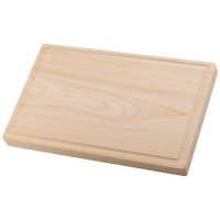 Tabla de corte para cocina de madera Hinoki grande
