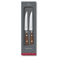 Set 2 cuchillos de carne Victorinox Grand Maître con mango de madera
