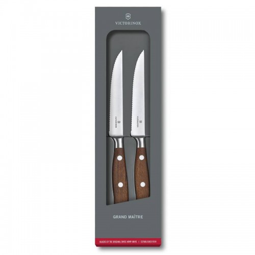 Set 2 cuchillos de carne Victorinox Grand Maître con mango de madera