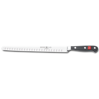 Cuchillo para jamón con hoja  alveolada de 26 cm.