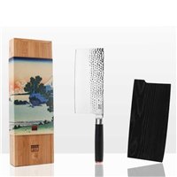 Cuchillo carnicero Kotai de 19 cm, hoja ancha macheta china