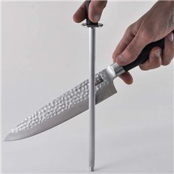Afilador de cuchillos de acero para bruñir - varilla de 30 cm