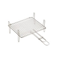 Parrilla para barbacoas con patas de 40 cm. x 45 cm.