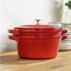 Staub Stackable 2 piezas Batería de cocina hierro fundido