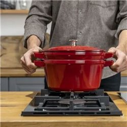 Staub Stackable 2 piezas Batería de cocina hierro fundido