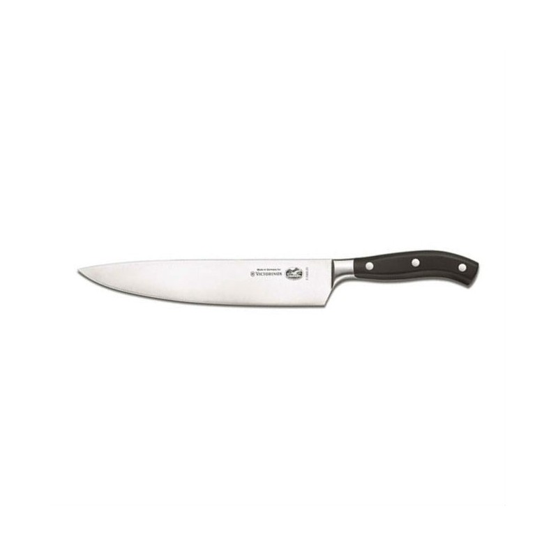 Victorinox Grand Maitre Santoku Knife - Cuchillo de cocina afilado con  borde estriado - Cuchillo de cortar ergonómico para artículos esenciales de
