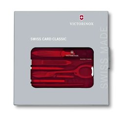 Victorinox Swiss Card Classic color rojo