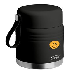 Termo para alimentos s&oacute;lidos 1 litro Smileys color negro