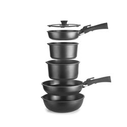 Batería de cocina Kompakto 9 piezas,100%  libre de PFAS